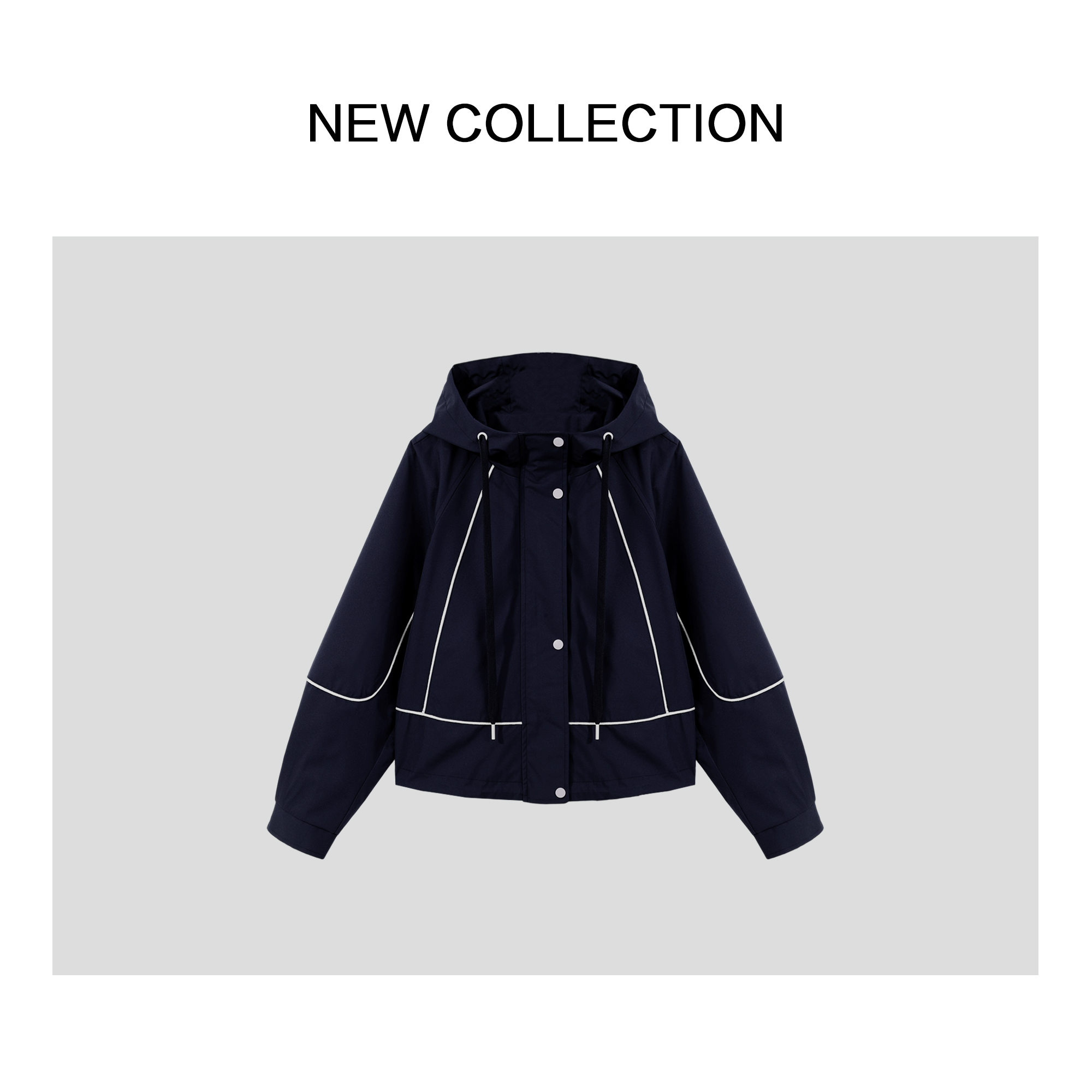 【艺菲弟弟专属】秋冬设计感分割防风休闲百搭外套 WH530139C