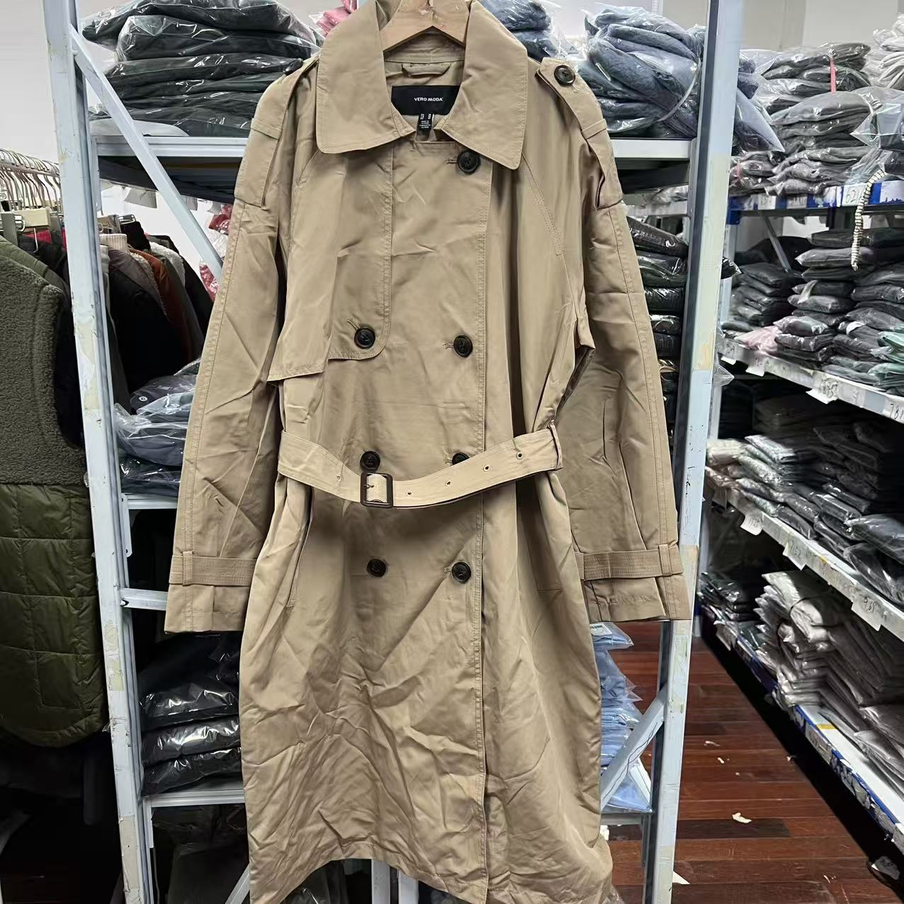 福惜 欧单女士风衣外套 7962 7966