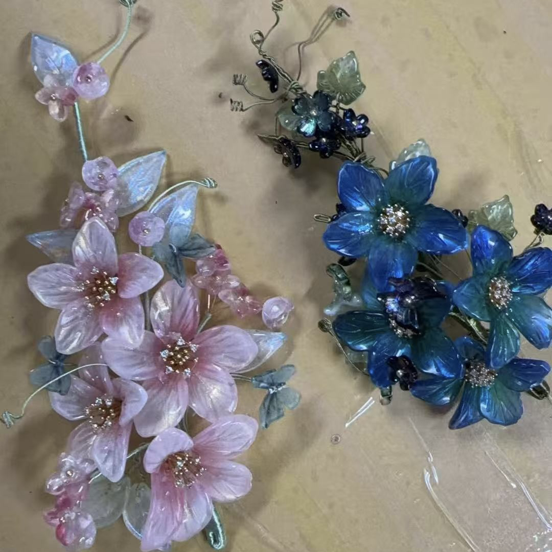 【美人面】琉璃古风汉服配饰