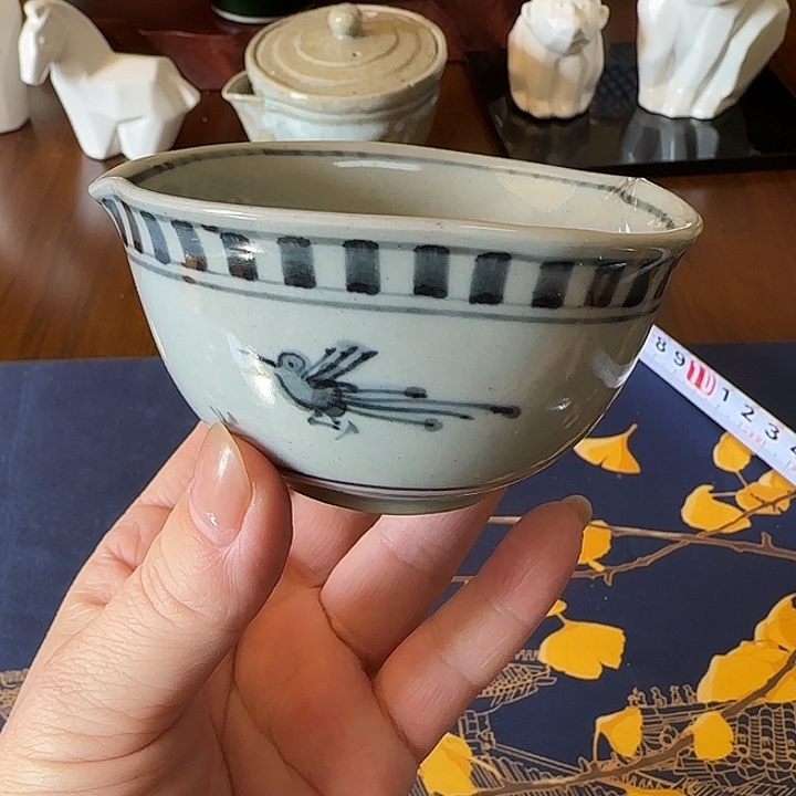 瓷10310青花公道杯