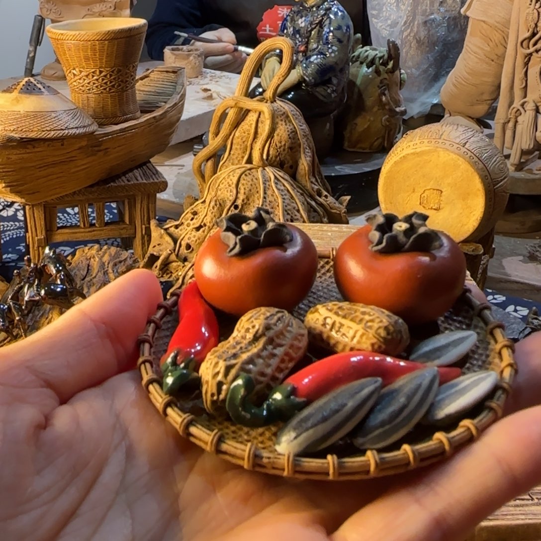 猫***咖手工陶瓷摆件制作