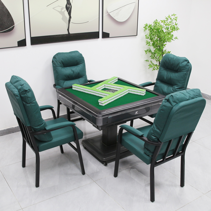 麻将椅子麻将机专用椅子凳棋牌室茶楼餐厅两用椅靠背椅子久坐舒服