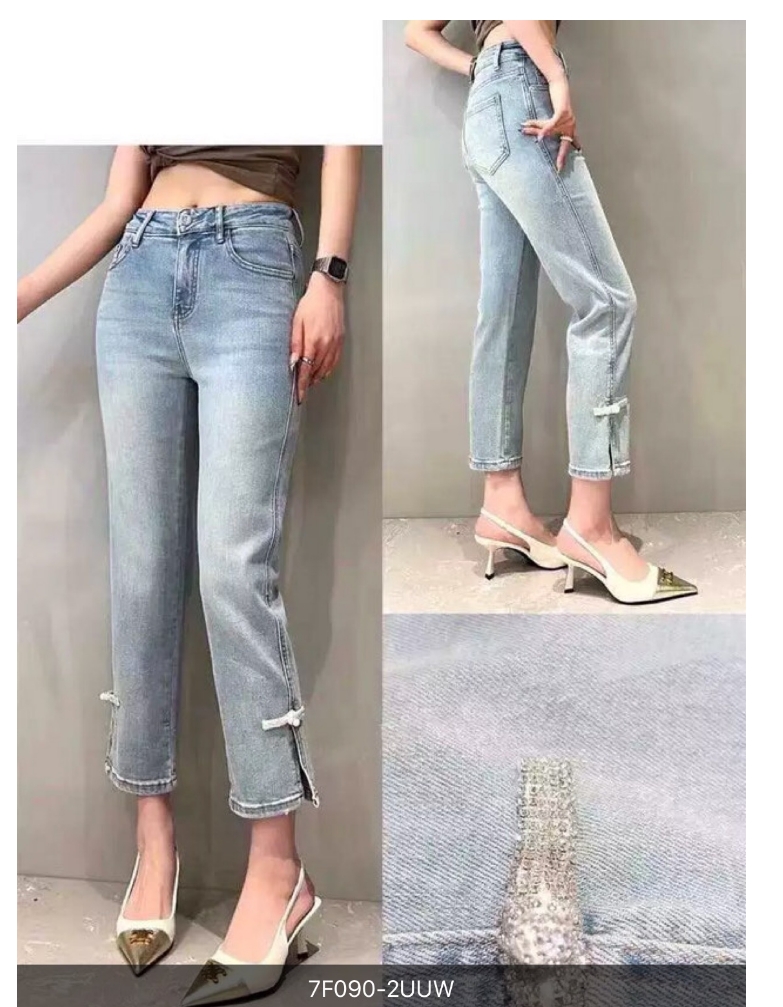 【南油彬哥】蓝色新款牛仔裤7F090