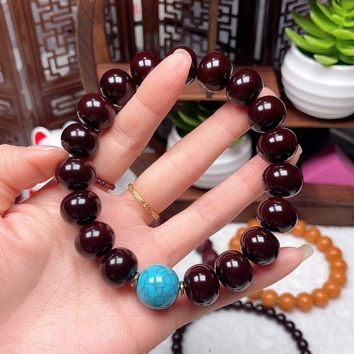 核桃手串/手链达*猴头手串毕业款算盘珠15