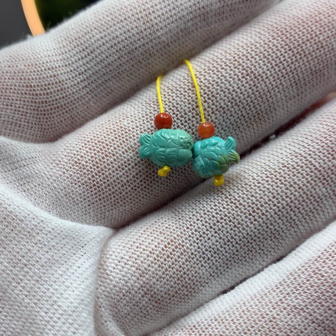 绿松石挂件未镶嵌