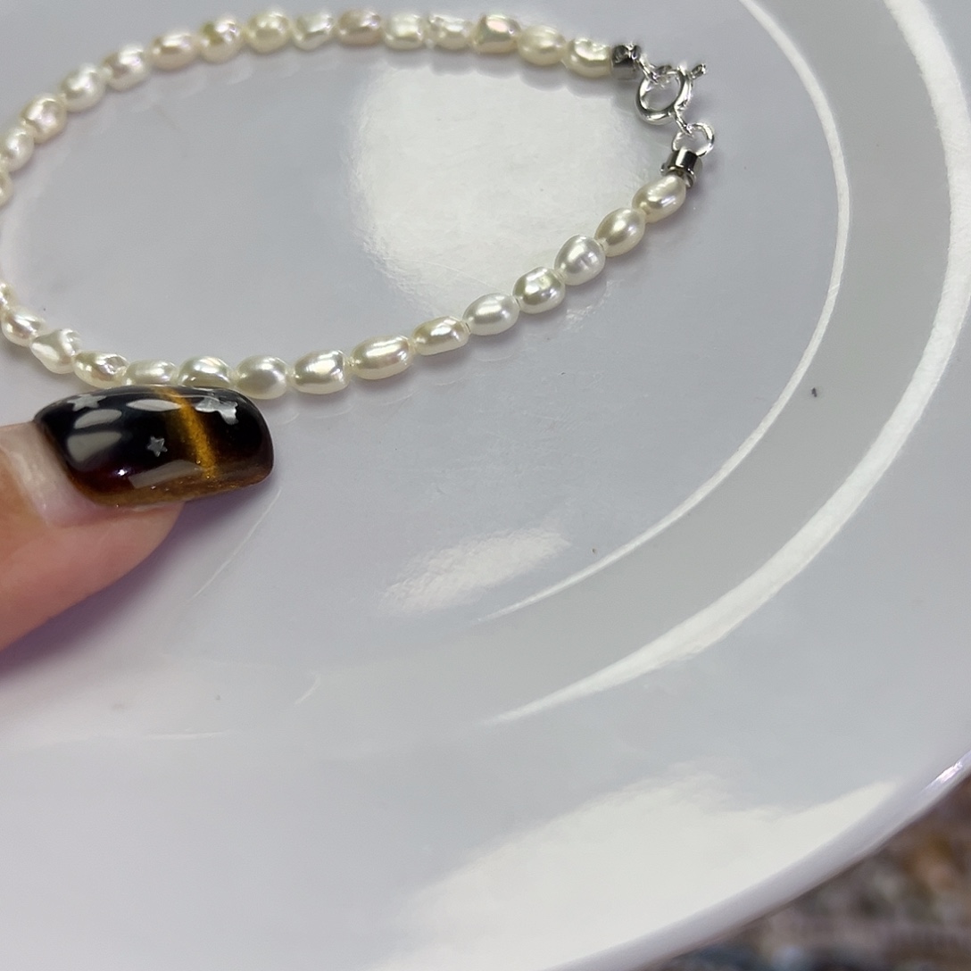 淡水珍珠手绳钛钢