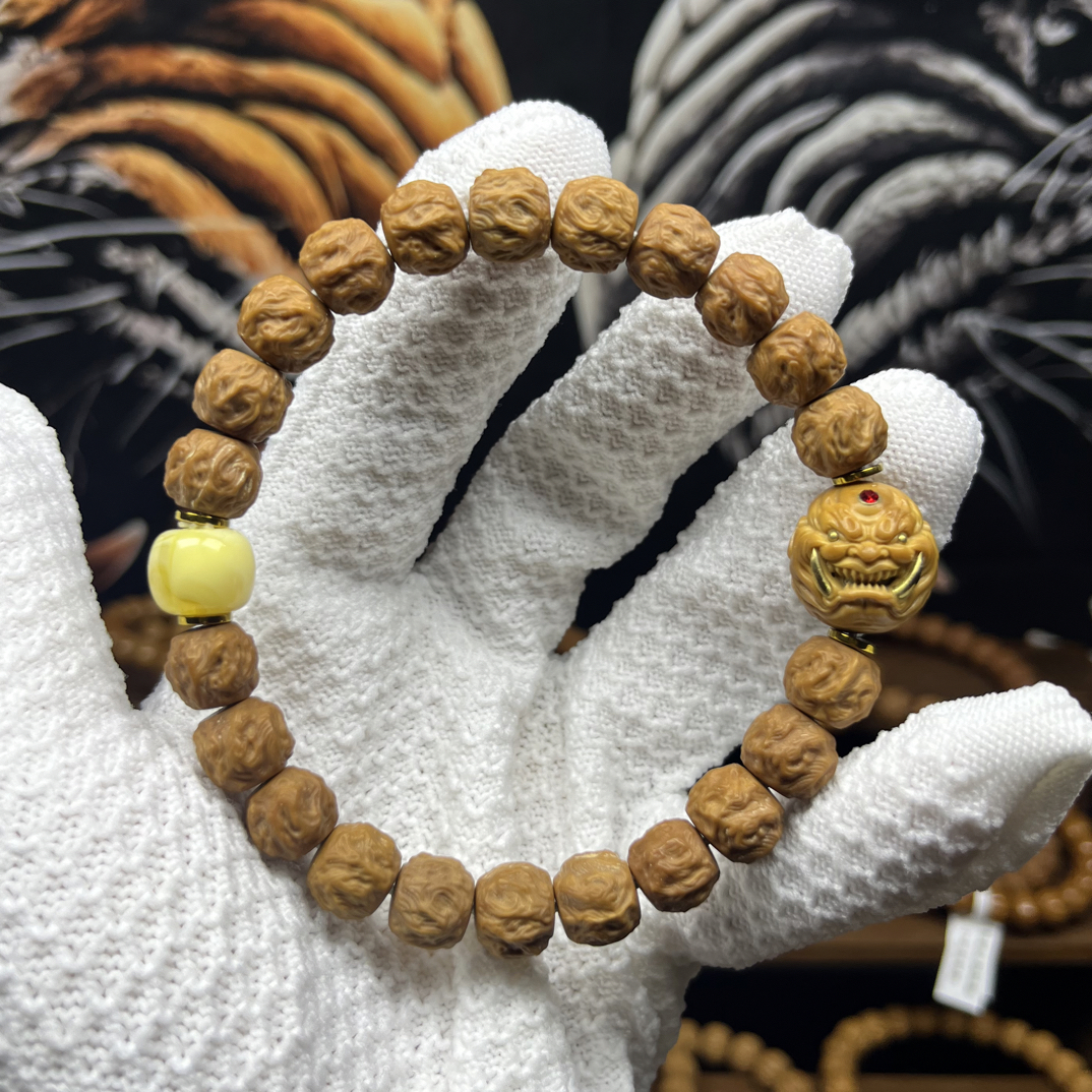 【全网爆品搭配】二等龙蛇之变猴头手串搭配一整套男女同款情侣同款