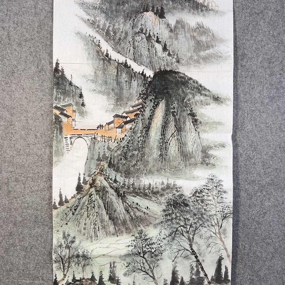 国画717 花鸟在此处飞翔也不太可能