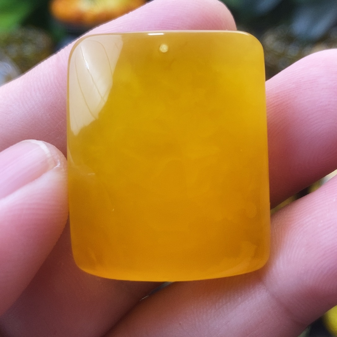 蜜蜡未镶嵌吊坠(不含链)