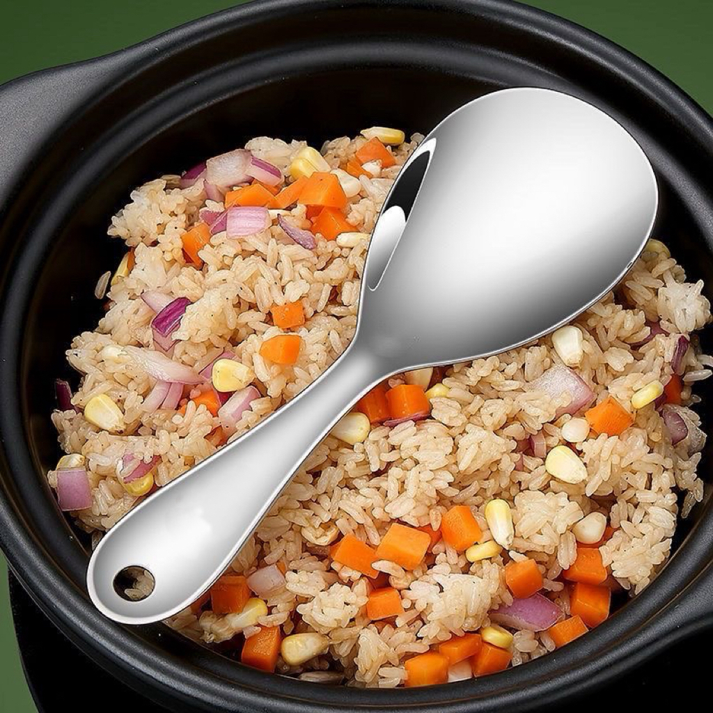 【三单五单囤！】不锈钢饭勺1支装