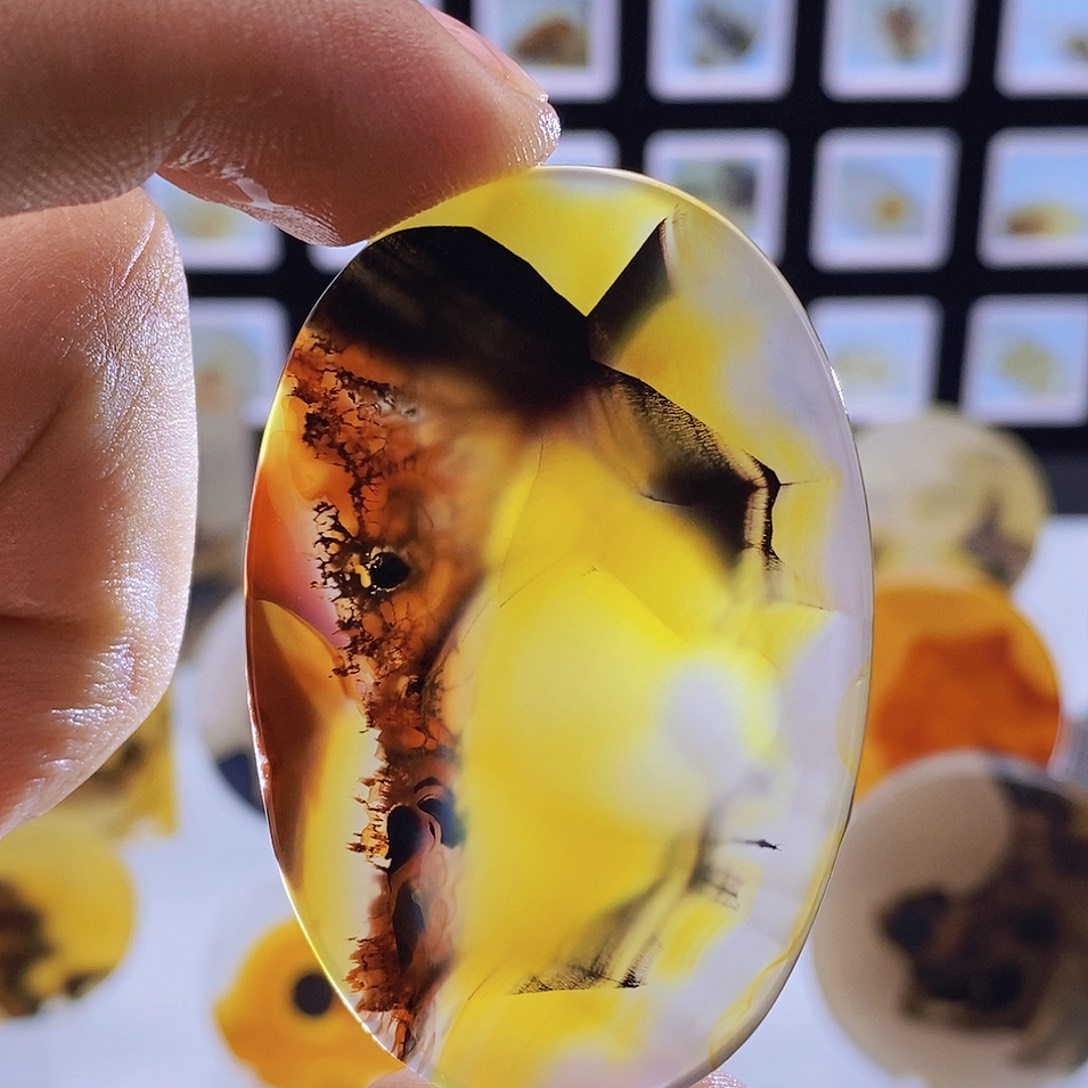 玛瑙/玉髓未镶嵌吊坠(不含链)76