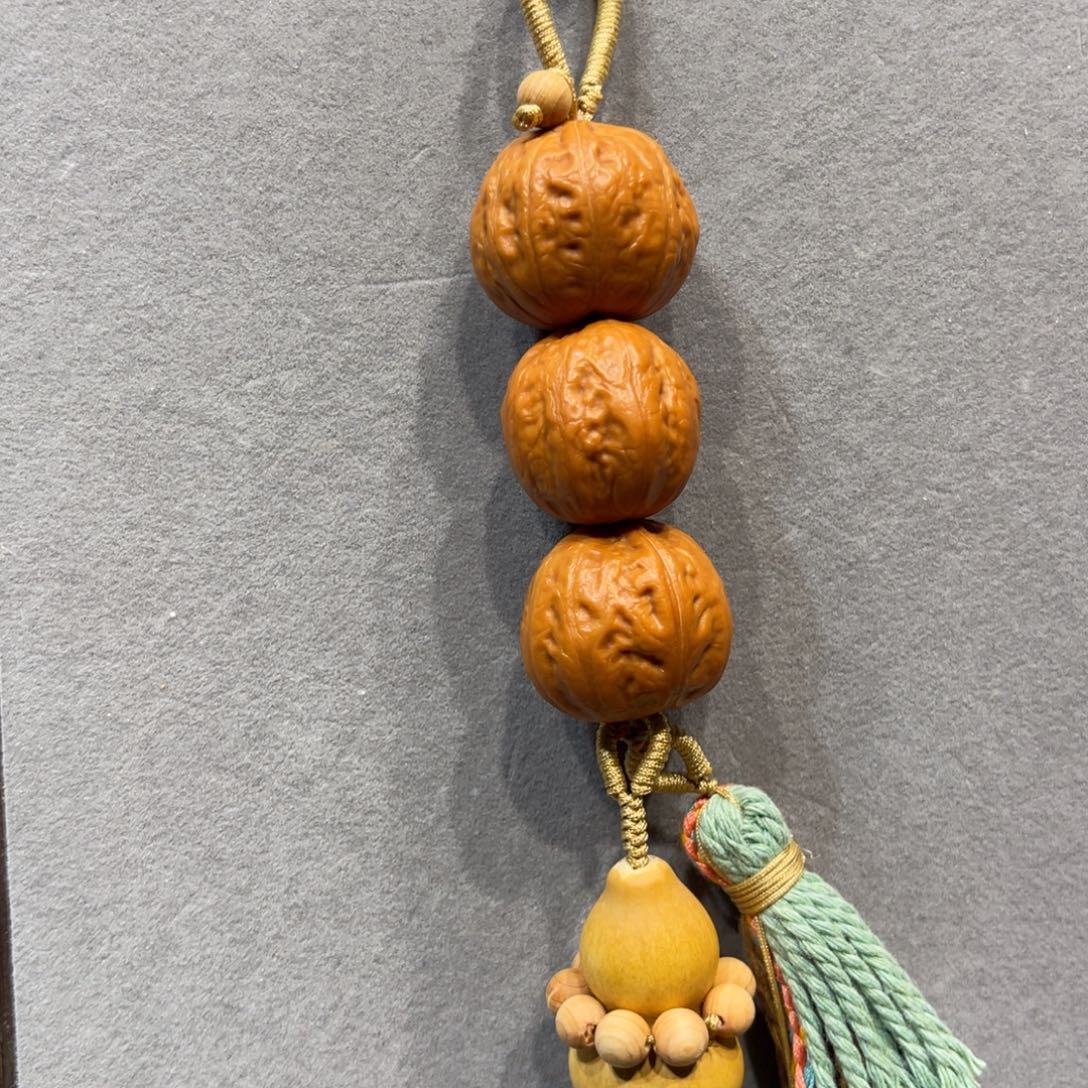 把件文玩核桃糖葫芦龙珠款