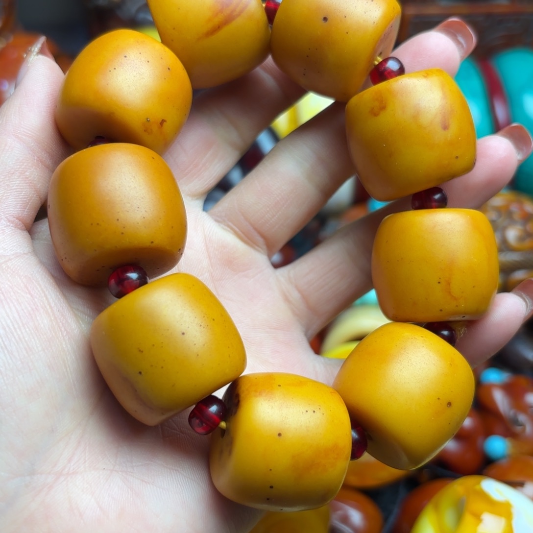 琥珀手链未镶嵌蜜蜡