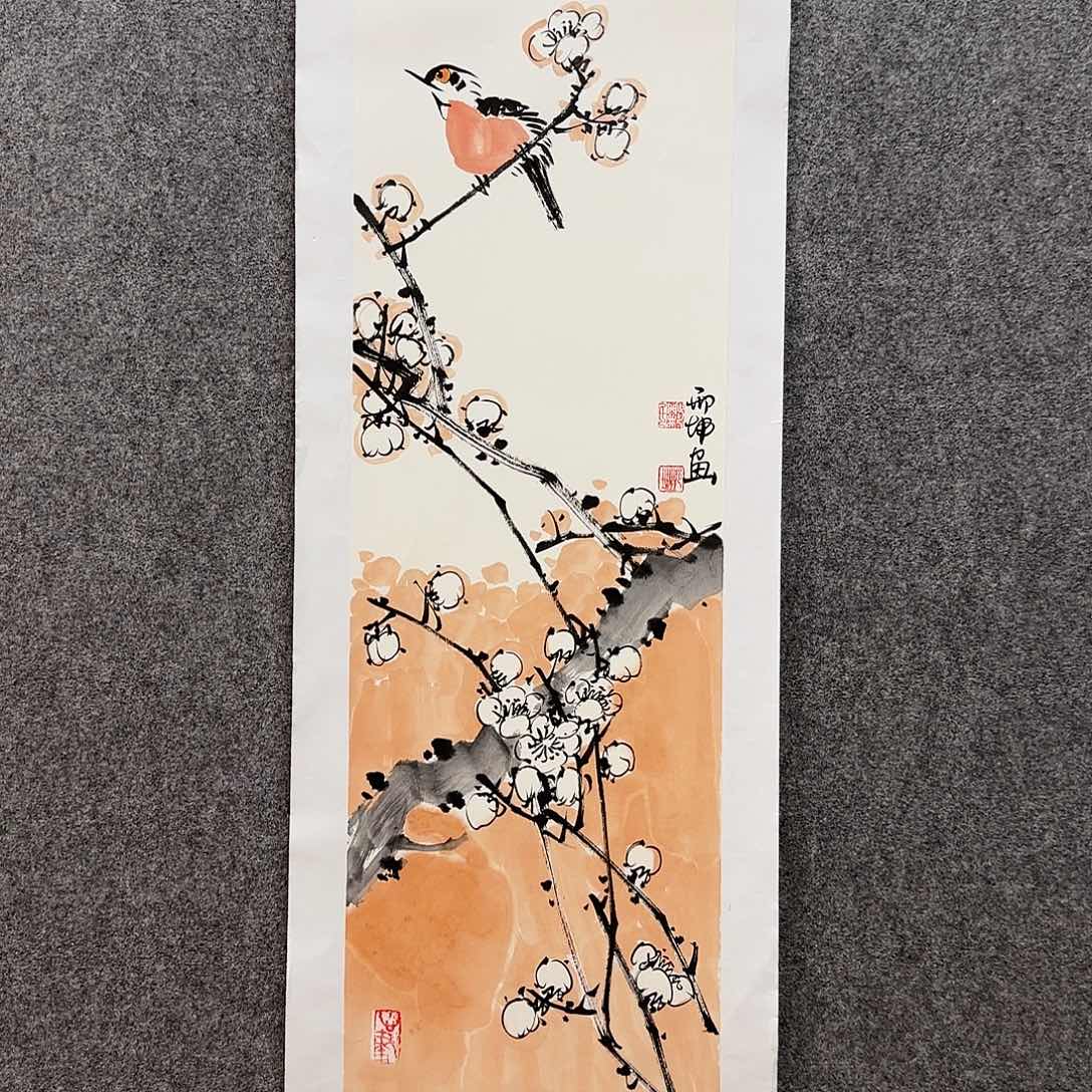 国画邢坤老师手绘作品