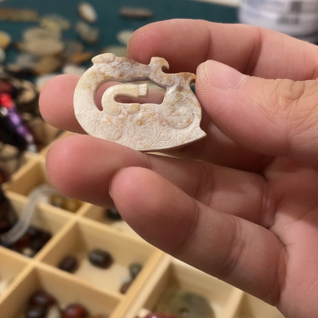 和田玉未镶嵌颈饰9**6