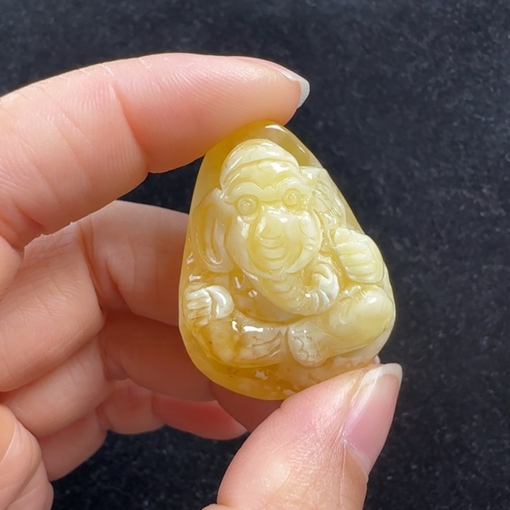 蜜蜡珠宝奇石未镶嵌微瑕