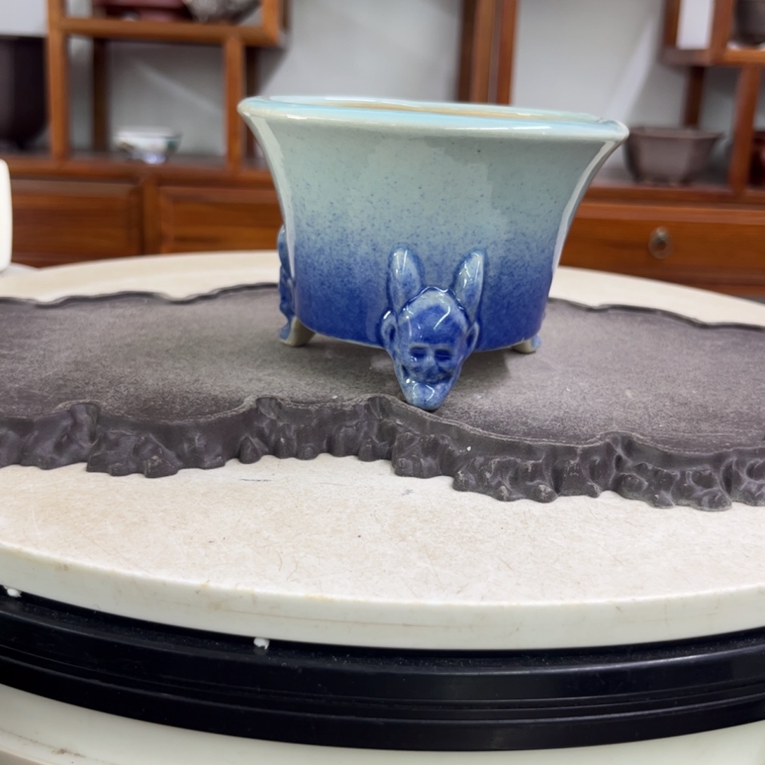 紫砂花盆瑕疵8.5-12.5。。。