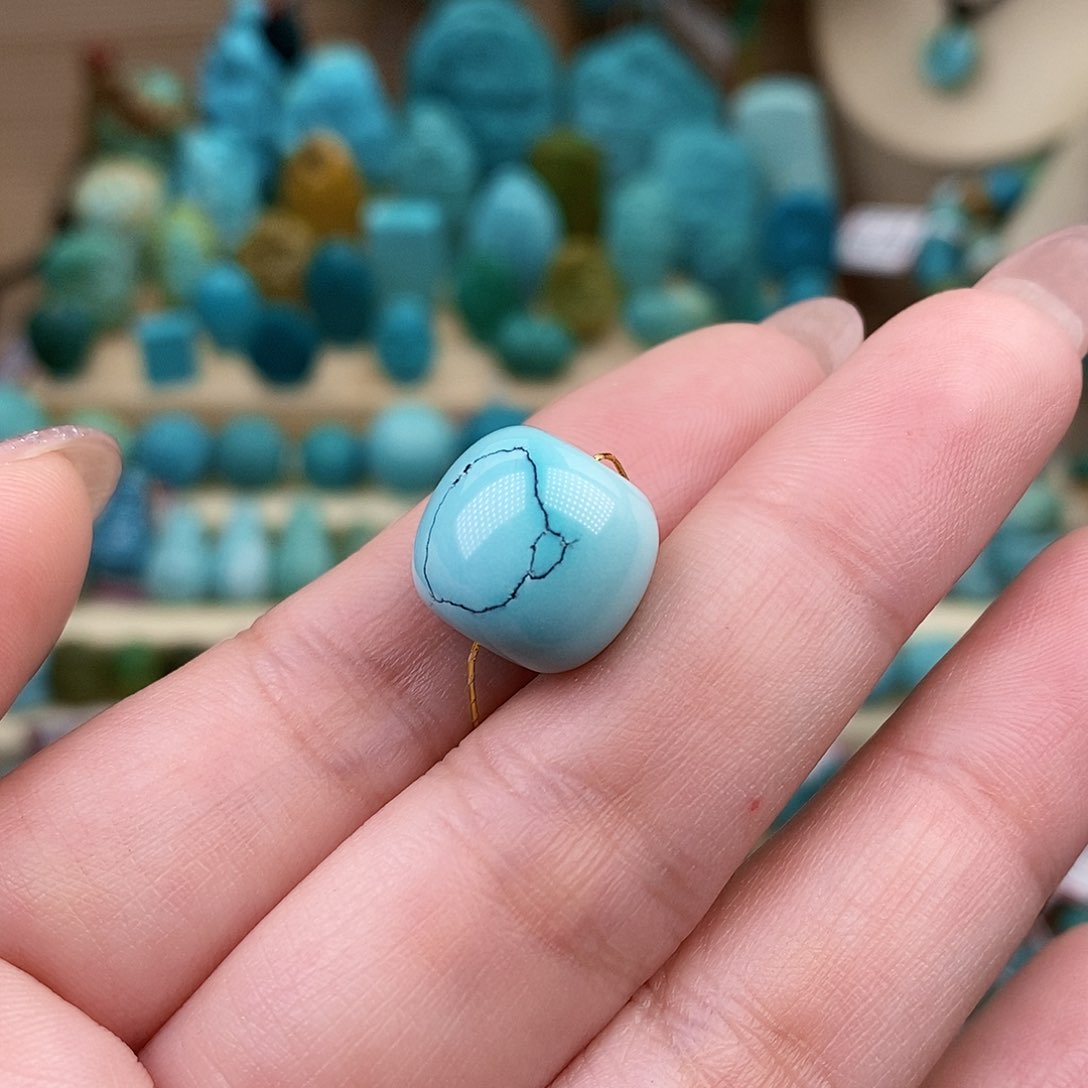 绿松石珠宝奇石未镶嵌