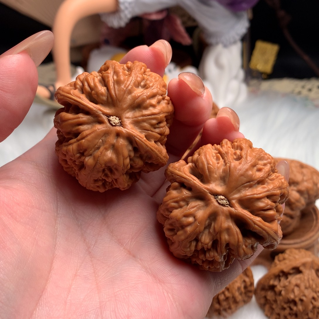 哎***雅把件文玩核桃43大粗筋