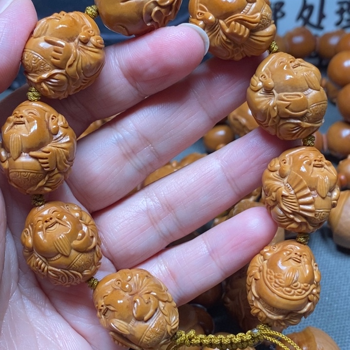 橄榄核手串/手链反油财神