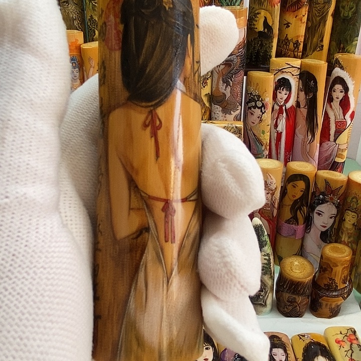香榧木响*龙轩实心玉竹