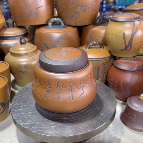 紫砂茶叶罐。。。。。。。。。