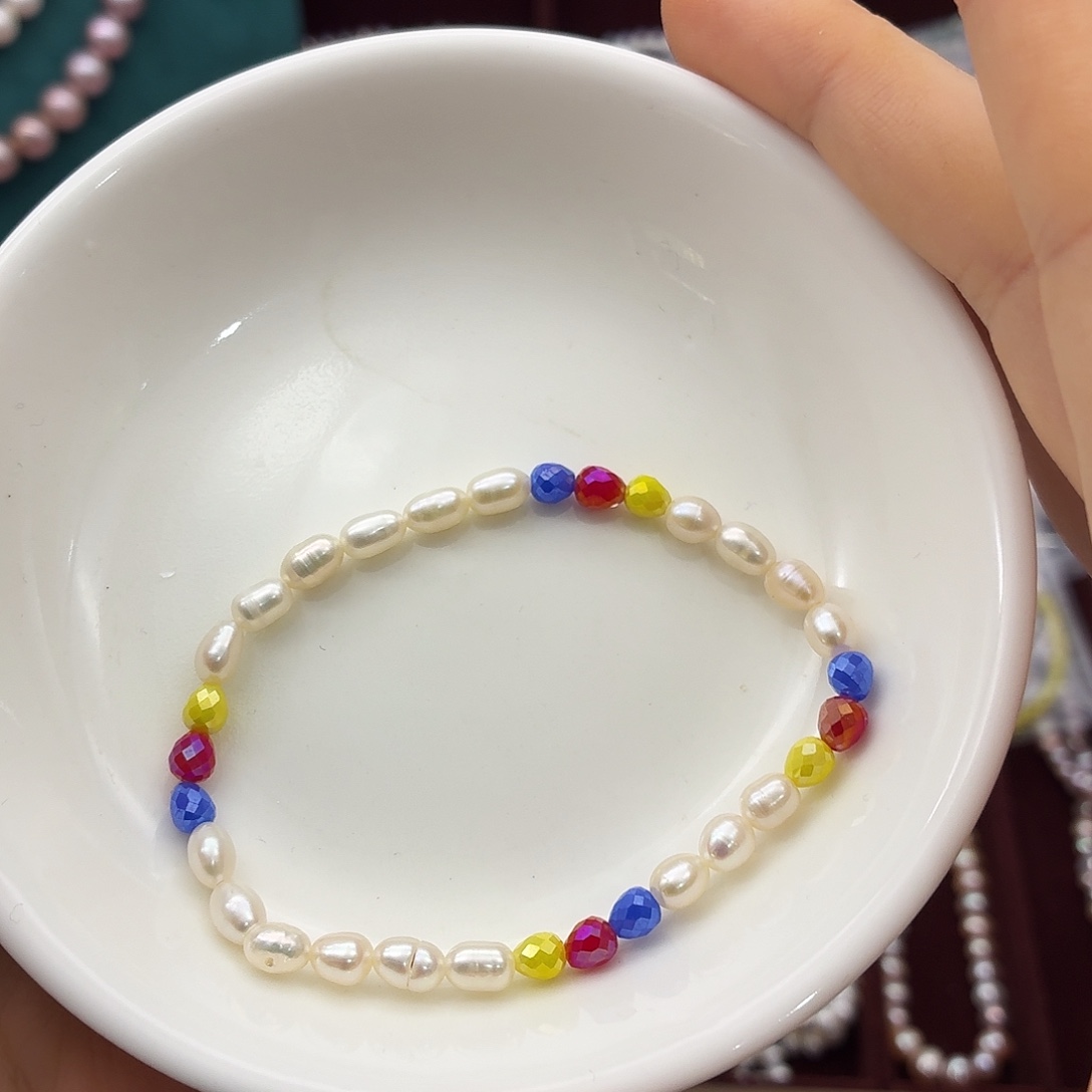 耳饰淡水珍珠银S925镶嵌24微暇