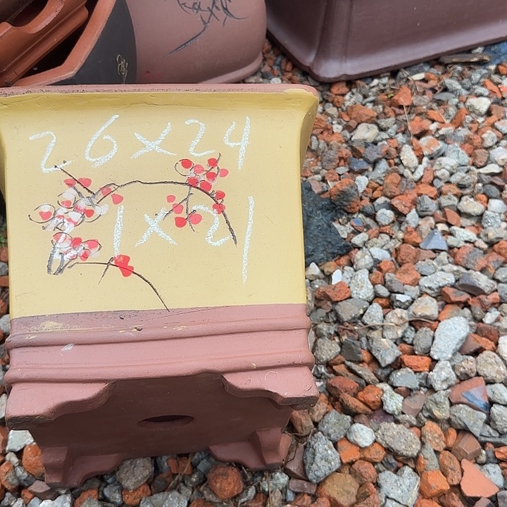 紫砂花盆紫砂花盆瑕疵