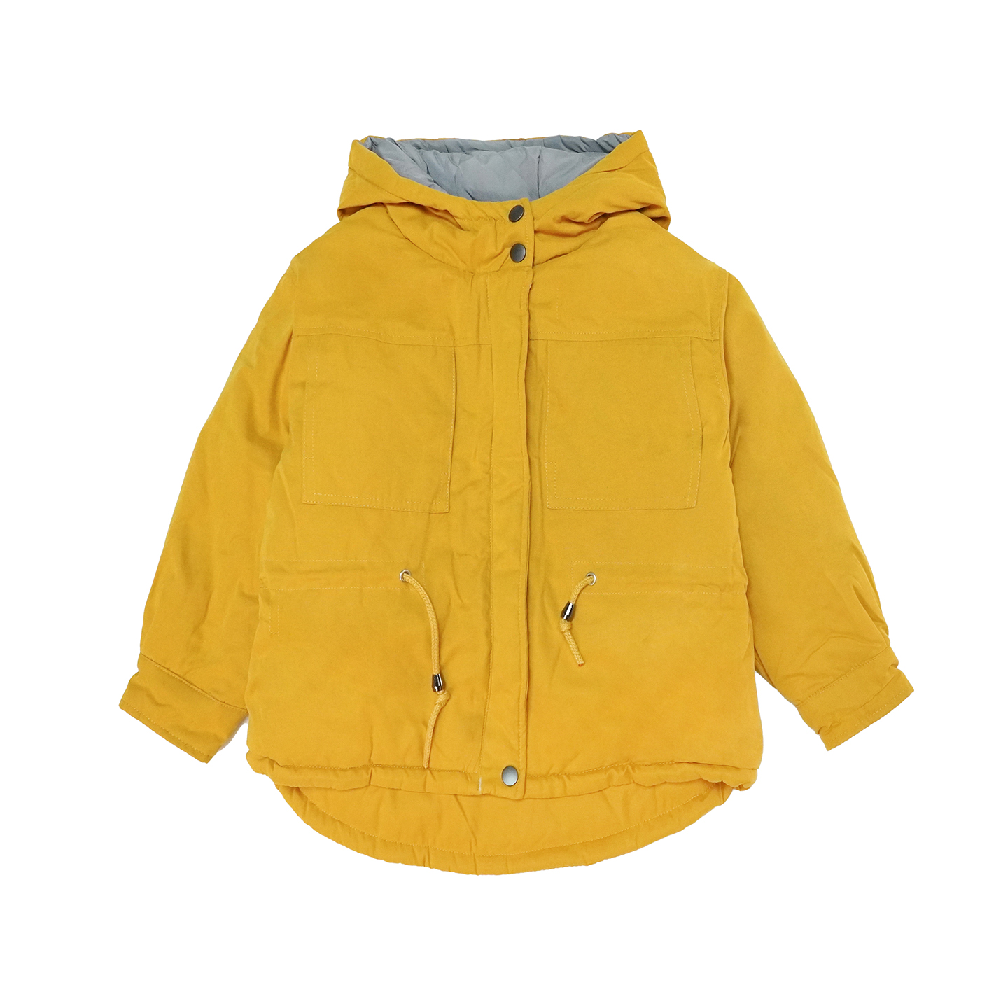 波波龙男童纯色中大童休闲时尚冬季棉衣2041040112