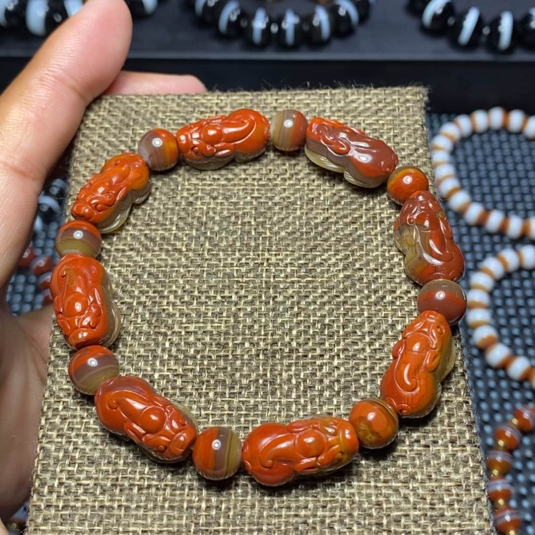 玛瑙/玉髓未镶嵌玛瑙战国红