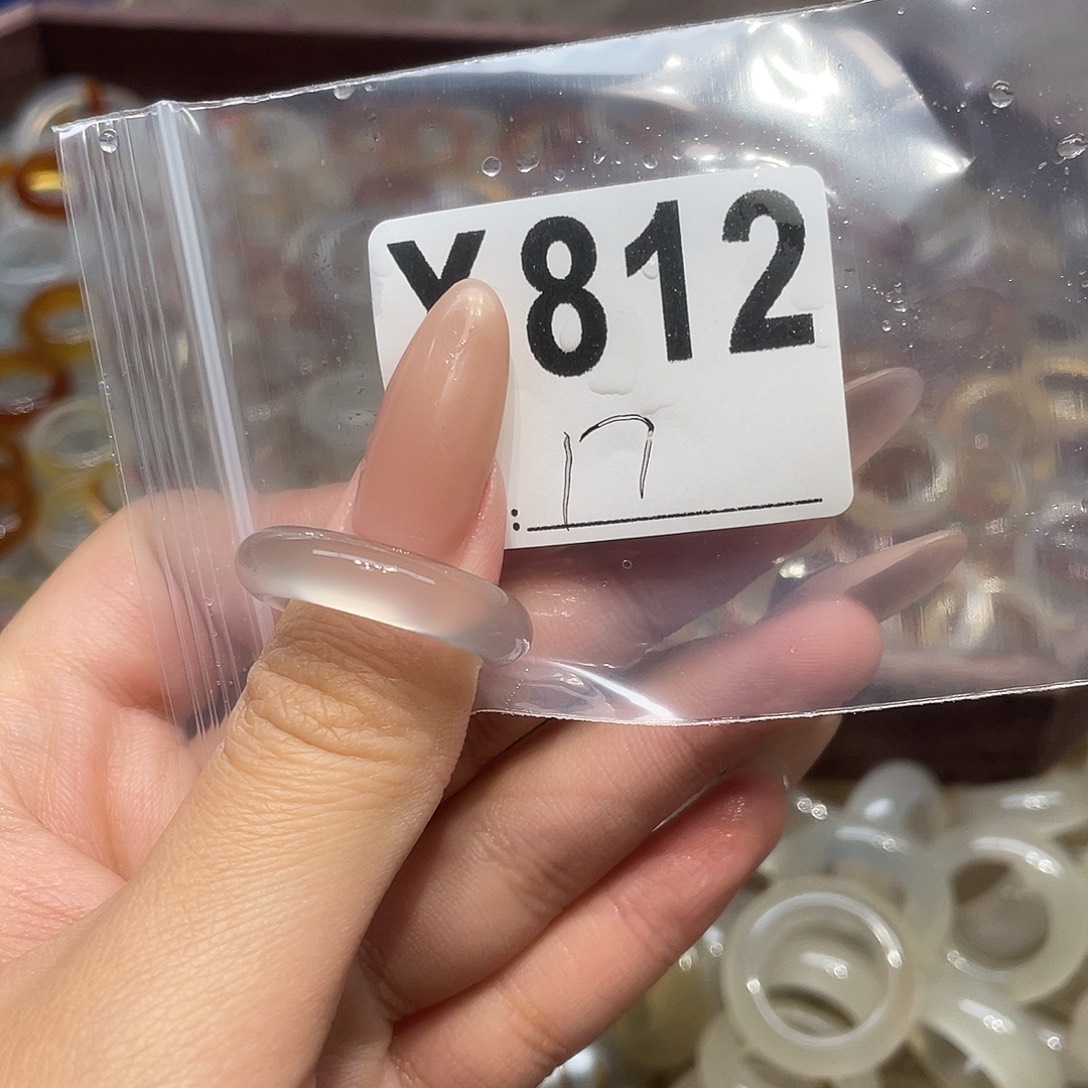 玛瑙/玉髓未镶嵌戒指812