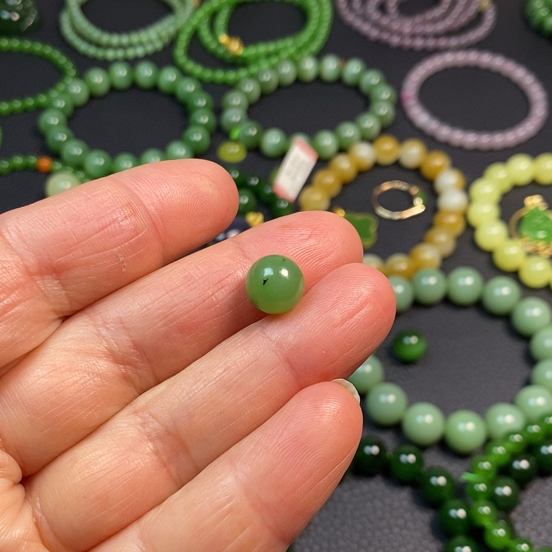 和田玉珠子未镶嵌N****g