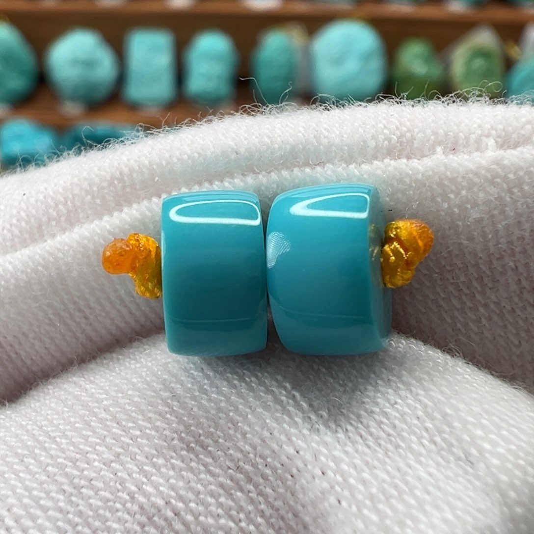 绿松石未镶嵌配饰7.5/4.3