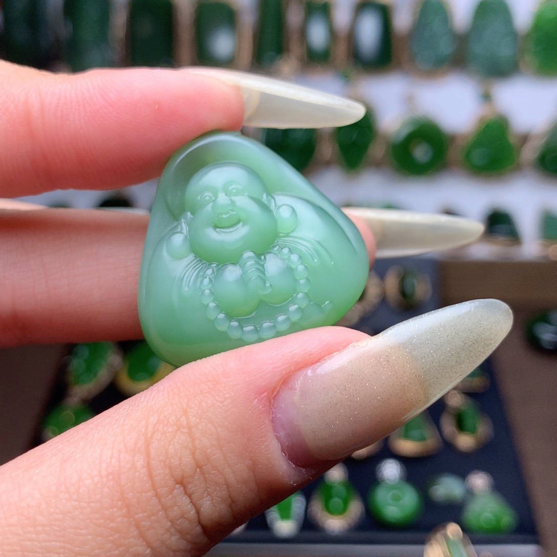 和田玉（碧玉）吊坠未镶嵌