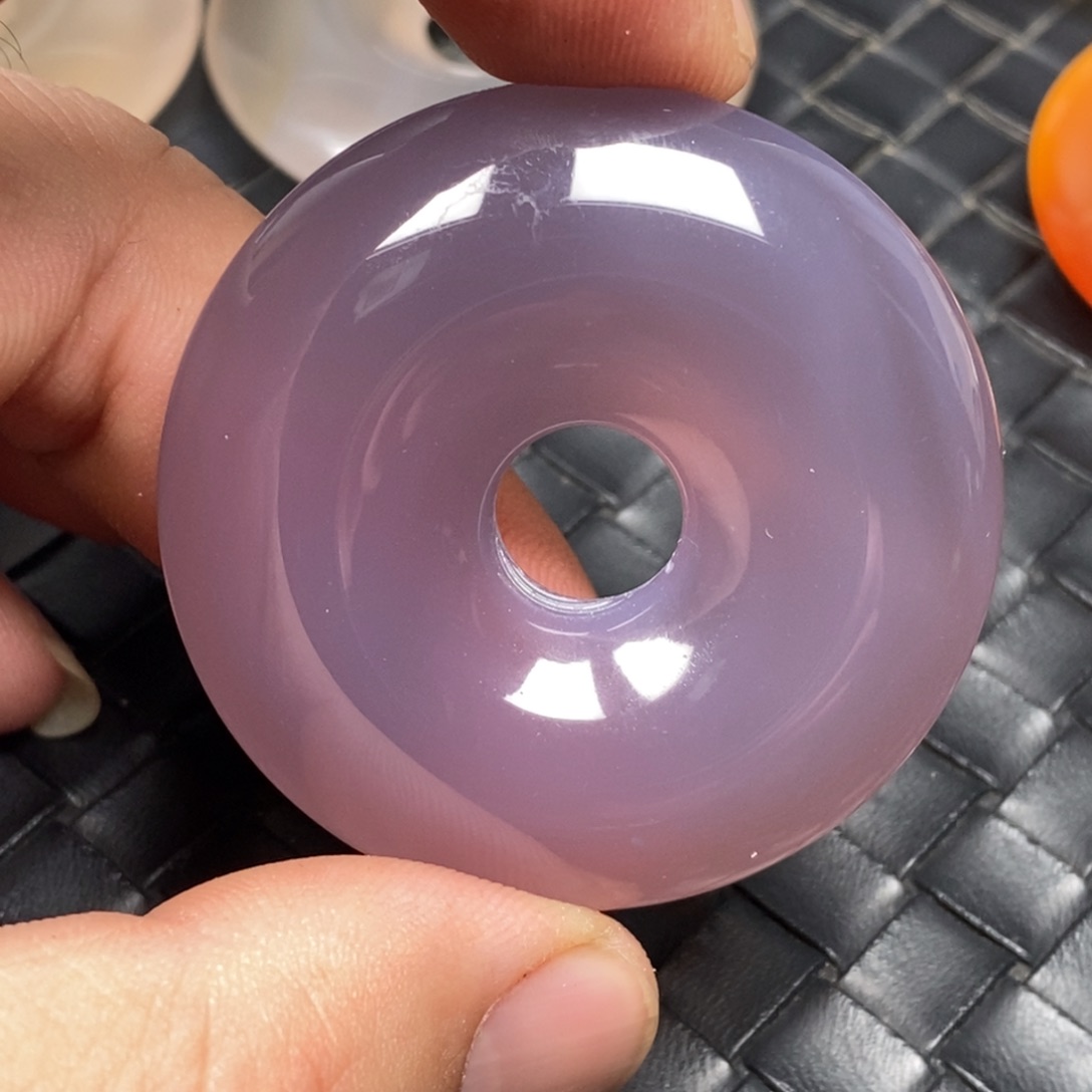 疯***子玛瑙/玉髓未镶嵌颈饰