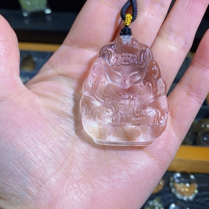 发晶颈饰未镶嵌是**呀吊坠
