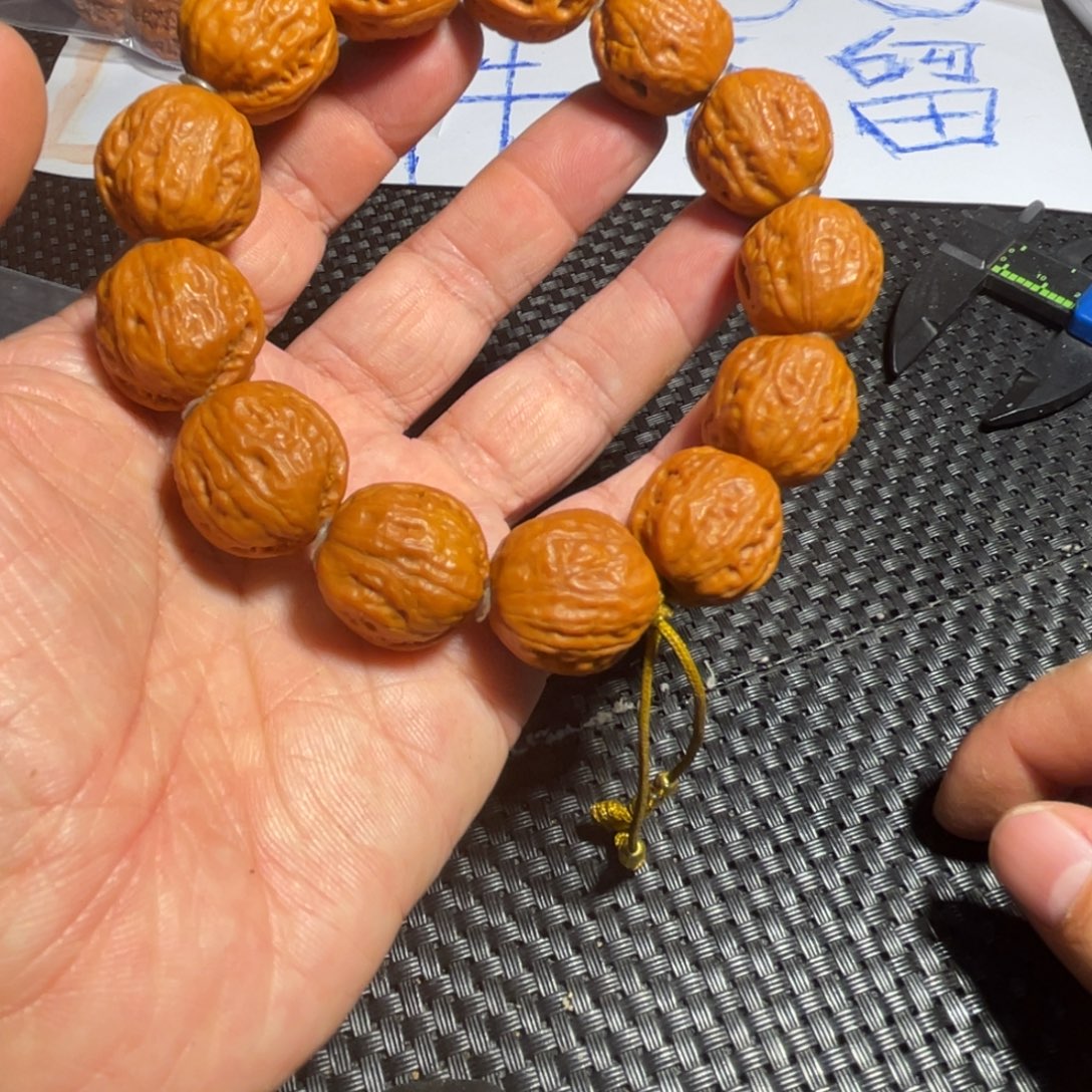 文玩核桃手串蟾宗19