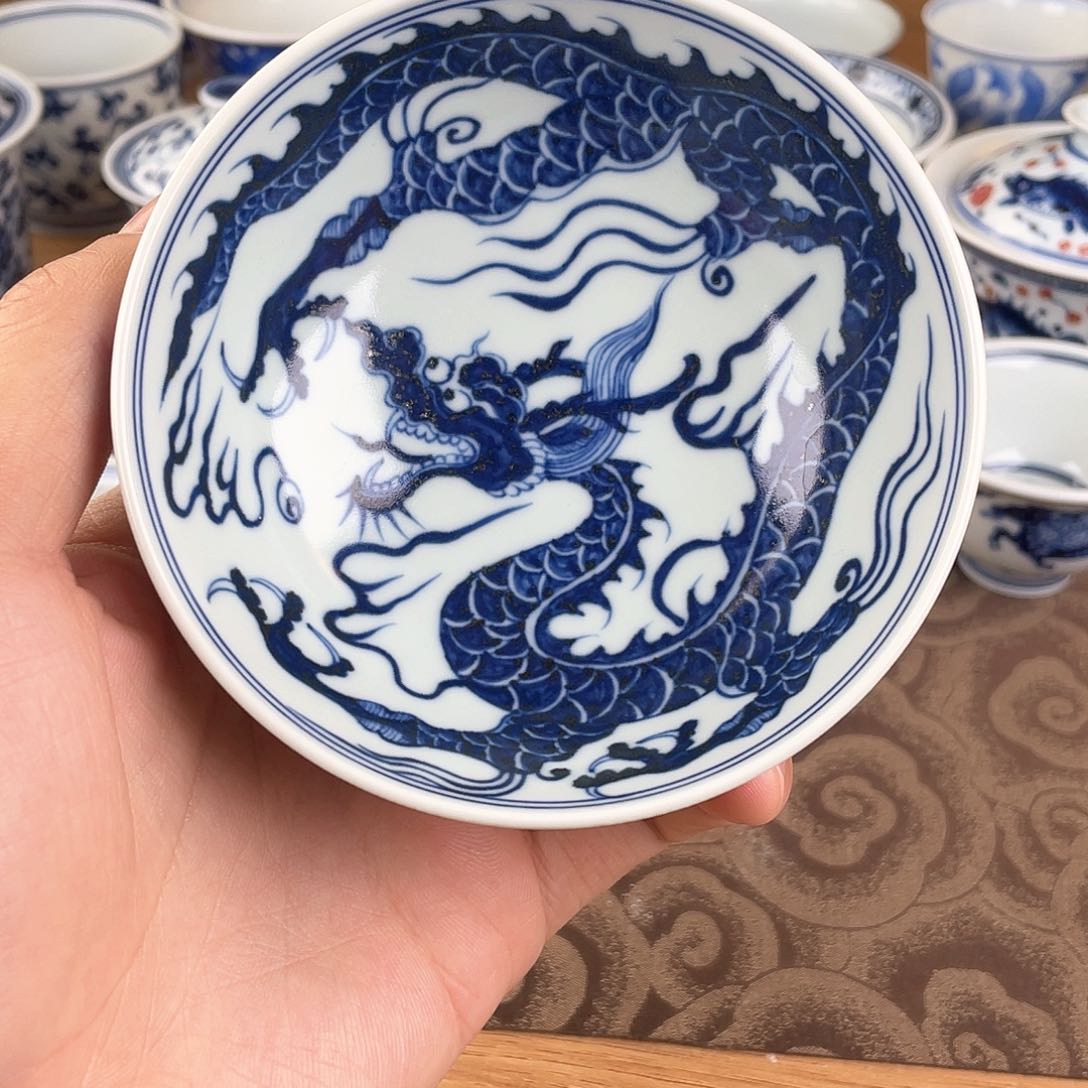 瓷片景德镇陶瓷杯子