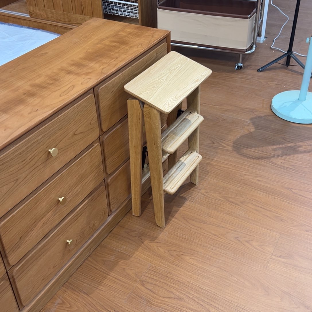 实木白橡木登高凳