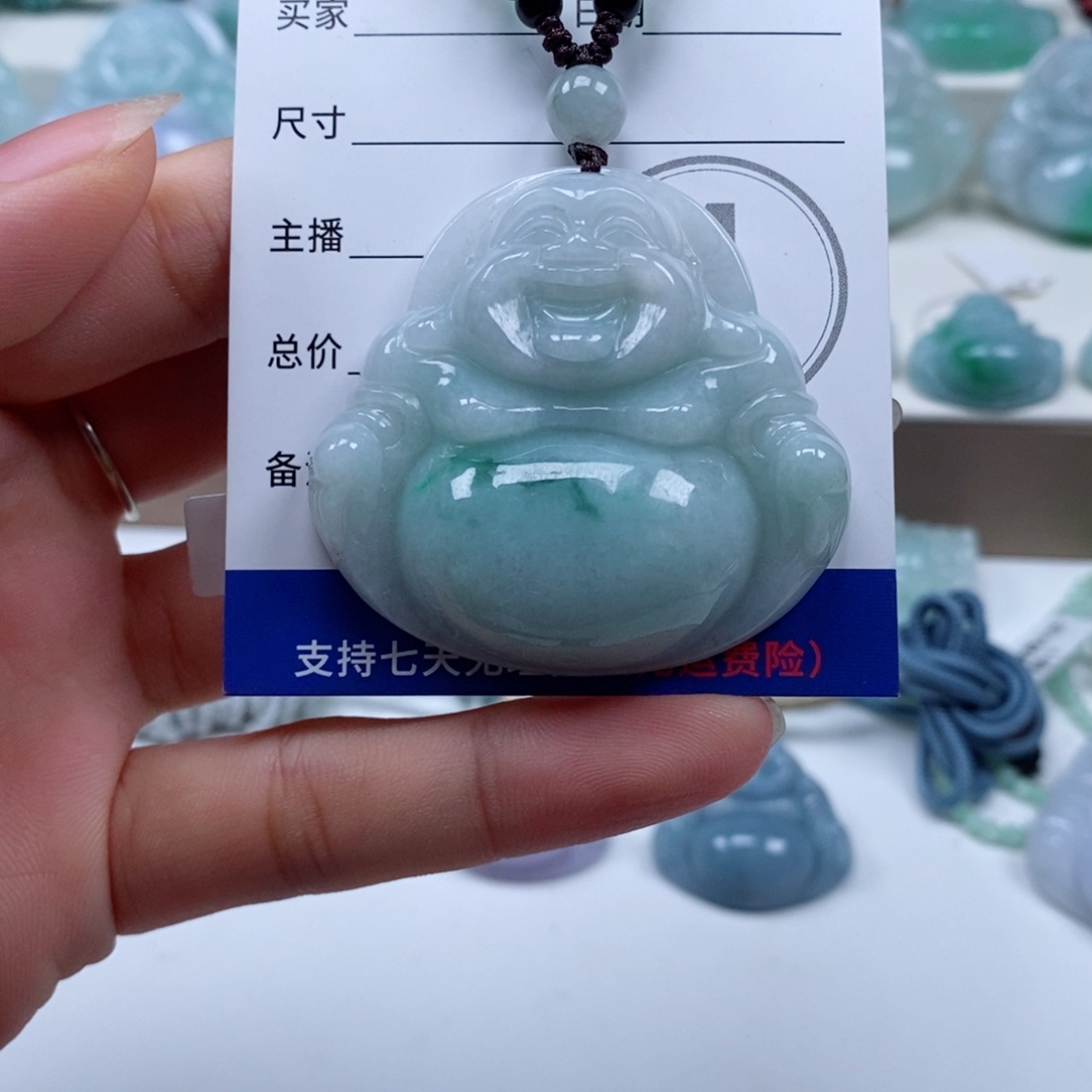 颈饰未镶嵌翡翠天然翡翠