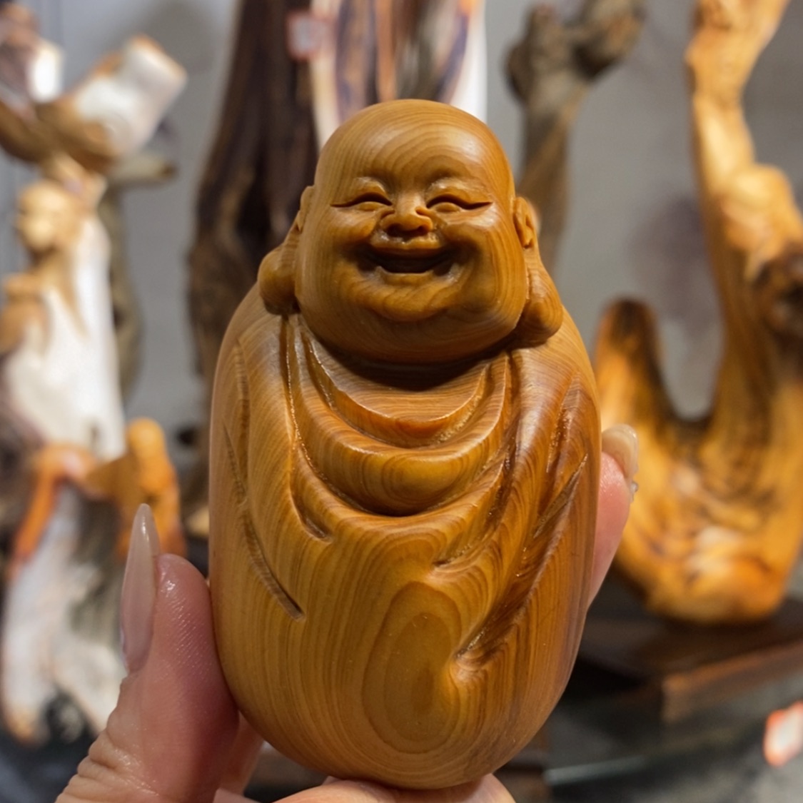 【闪购商品】柏木（崖柏）根雕木雕工艺品摆件创意