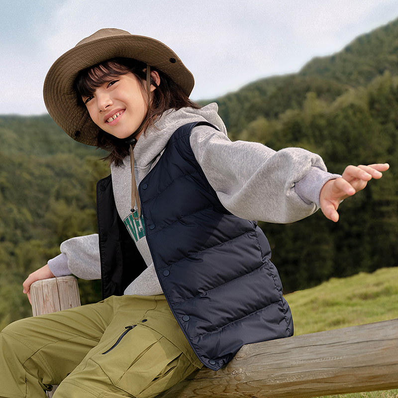 波司登儿童羽绒服马甲内胆2025新款男童装羽绒马甲T250130060DS