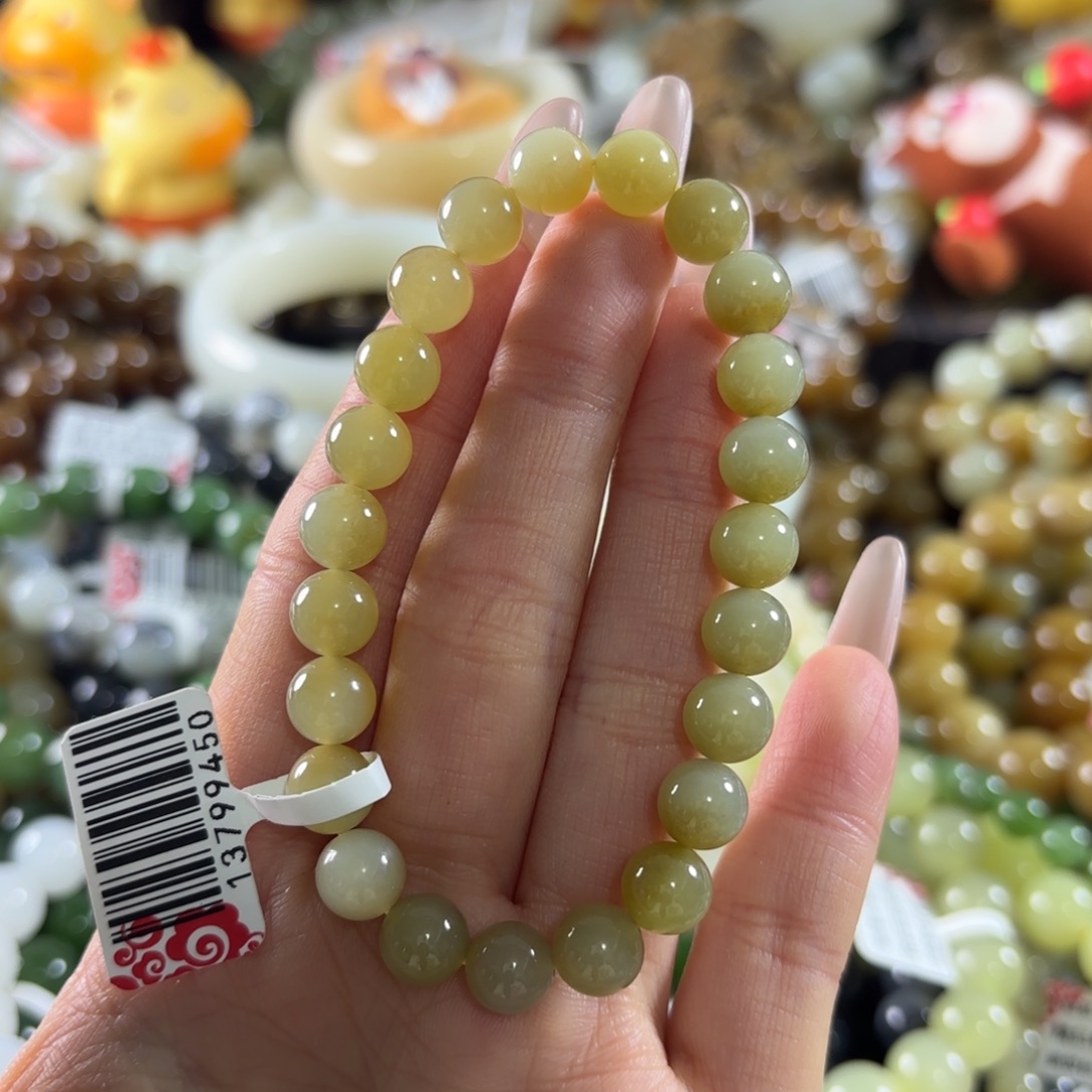 和田玉未镶嵌手串191