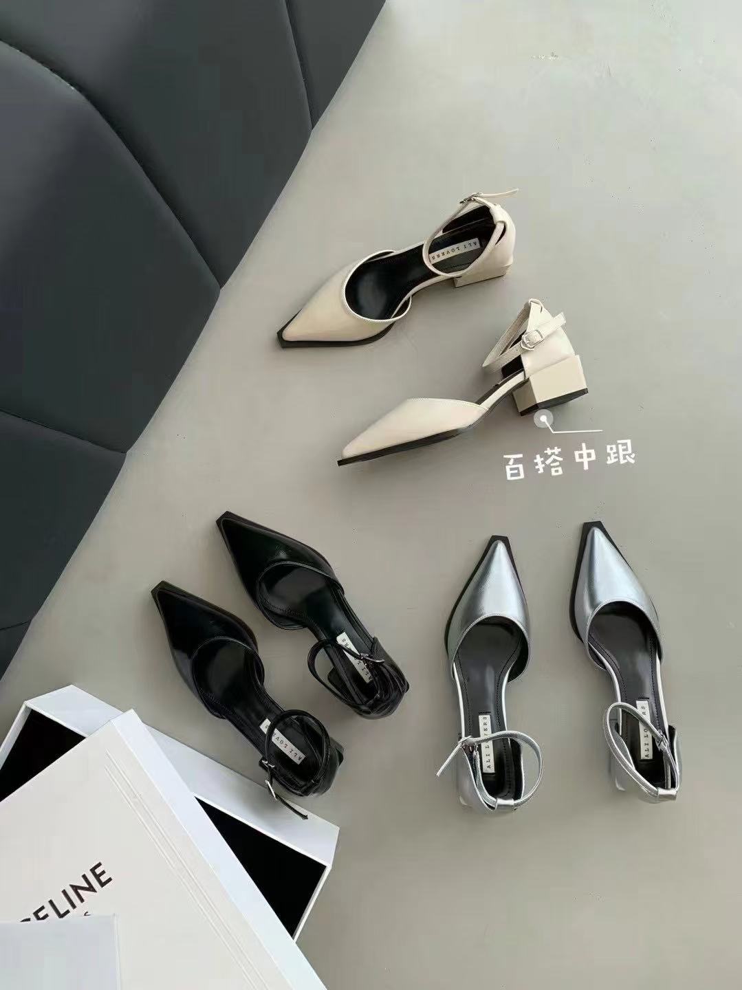 5号（c801-1000）广州品牌断码女鞋【孤品默认盒损微瑕！介意勿拍】