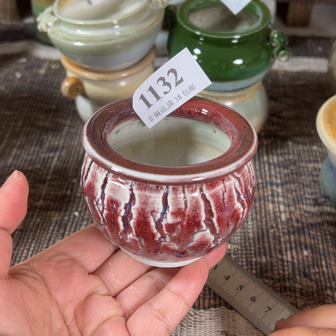 红陶景德镇手工花盆