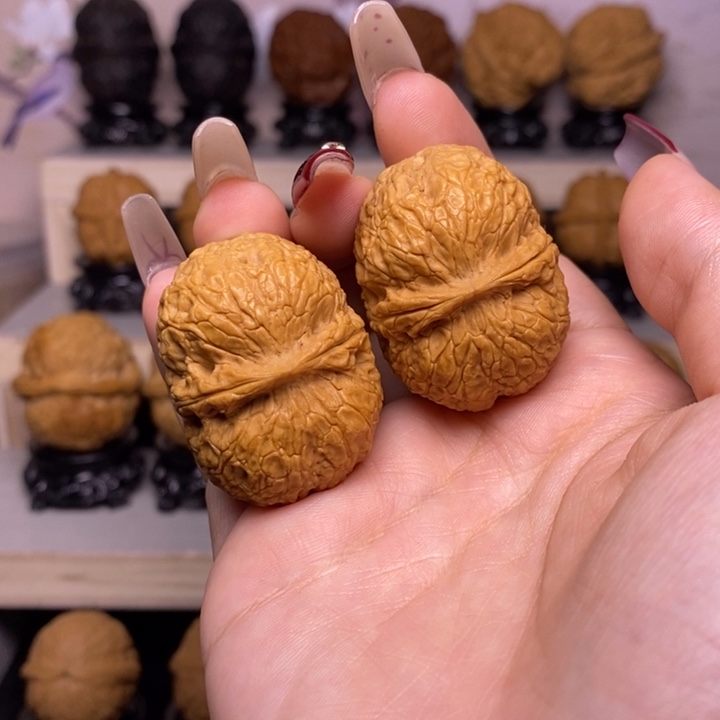 文玩核桃把件32Y—小花生元宝37尺37克