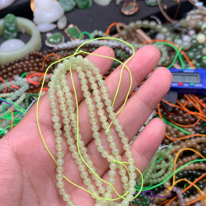 和田玉未镶嵌手链26