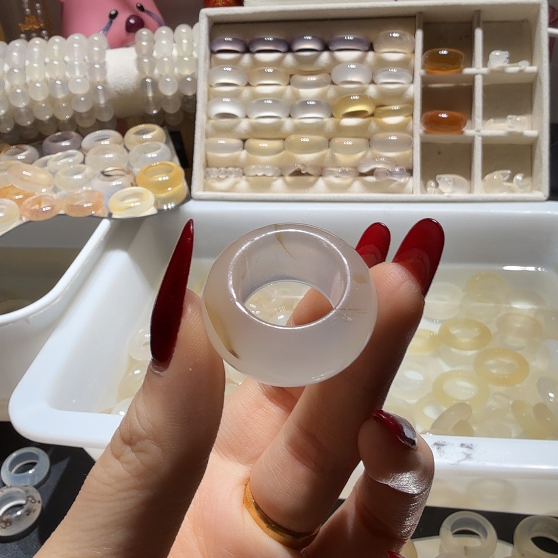 玛瑙/玉髓合金戒指03号漏款播间看细节不退换丝带