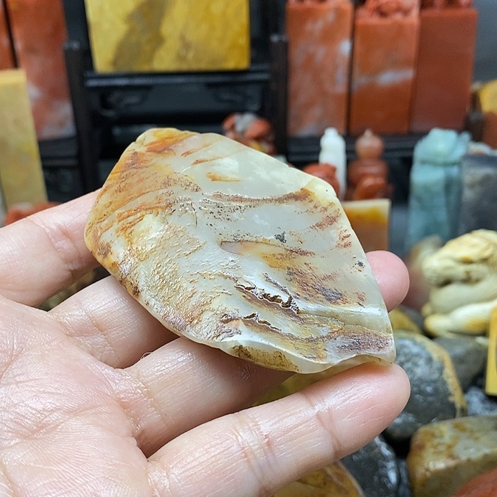 幸***！寿山石印石天然原石
