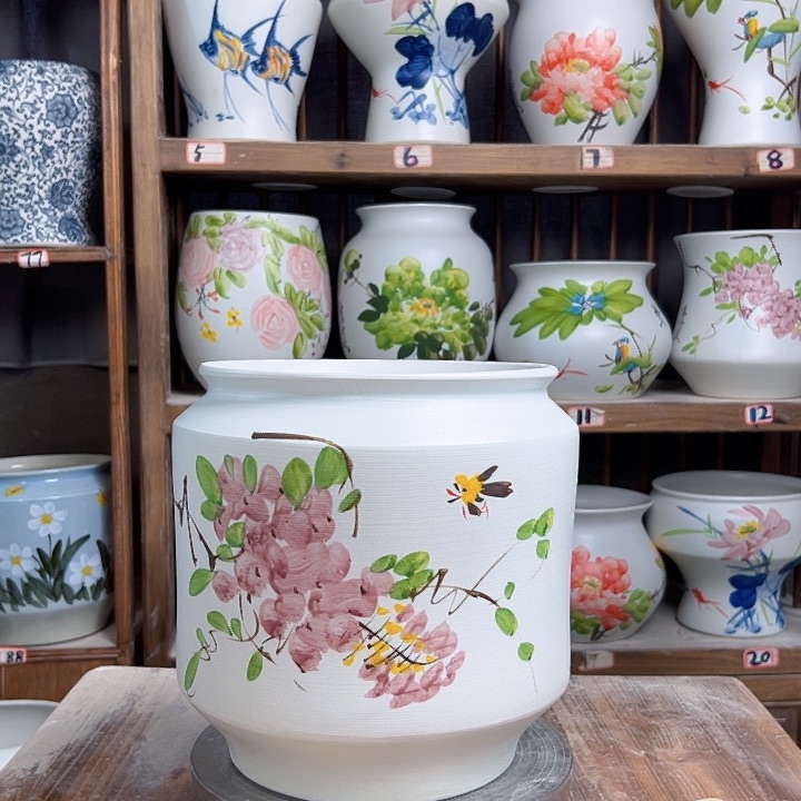 摆件电饭煲紫藤陶瓷陶瓷陶瓷